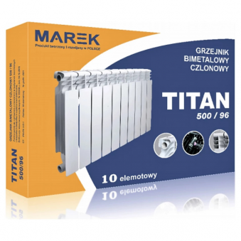 Біметалевий радіатор MAREK TITAN 500/96 